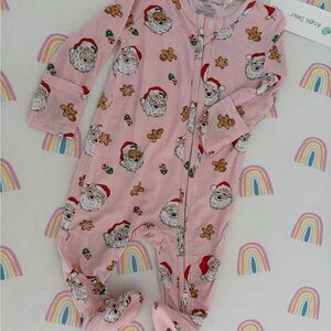 Angel Dear Pink Holiday Footie